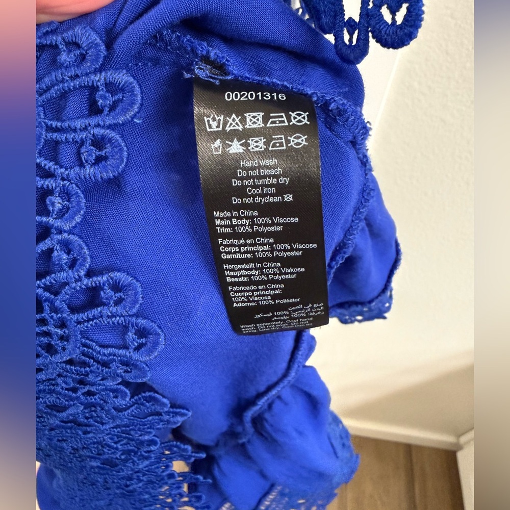 Blue dress/long top - Picture 7 of 7
